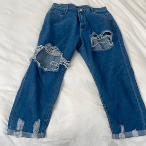 SHEIN boyfriend jeans 1X